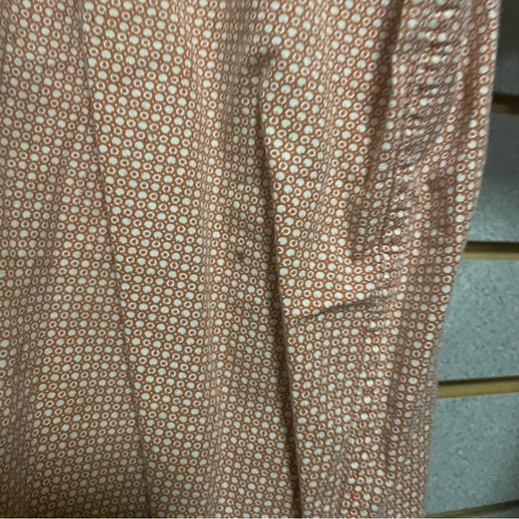 Walls XL Men’s Long Sleeve Pearl Snap Western Work Shirt Orange White - Picture 6 of 6